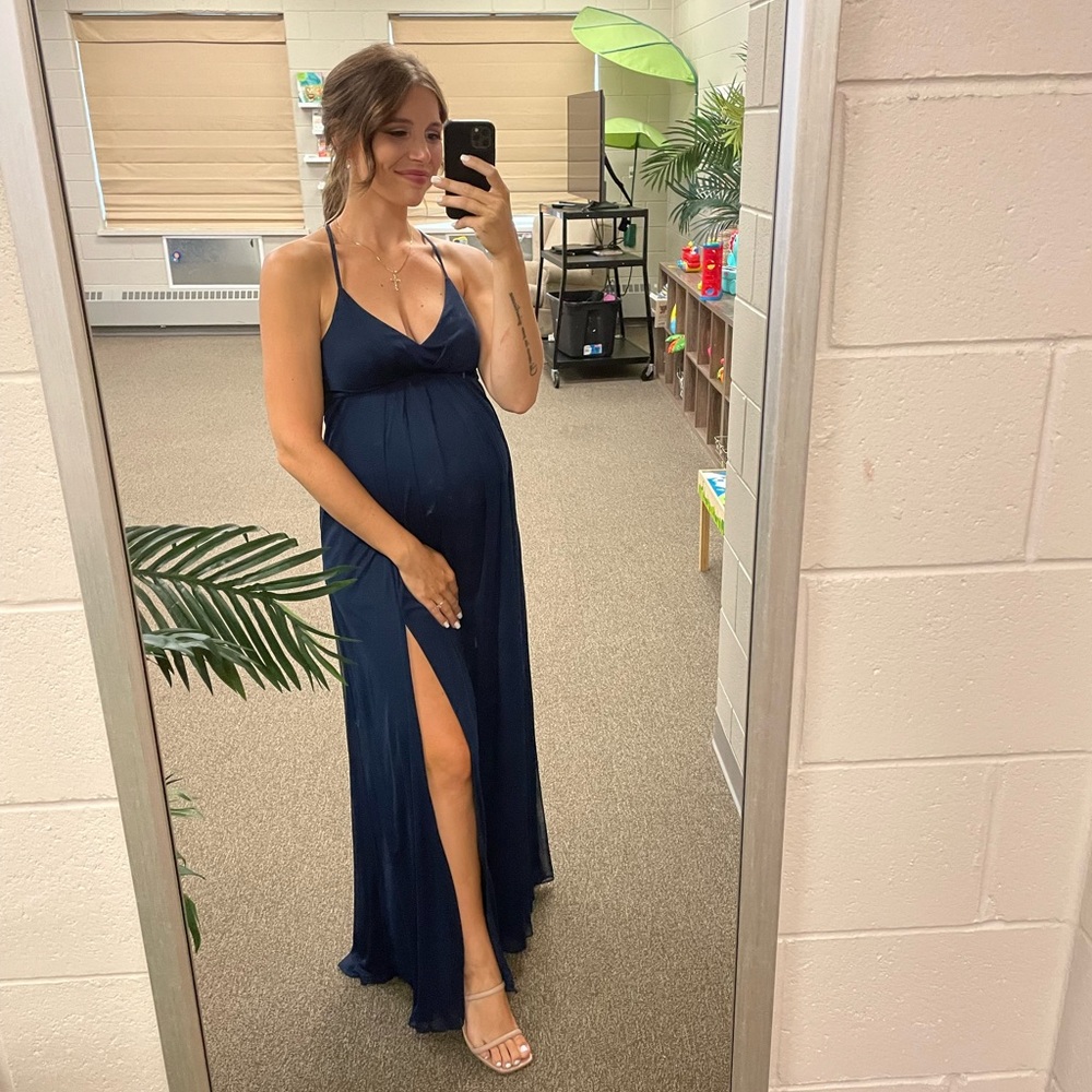 Azazie Annabelle maternity bridesmaid dress